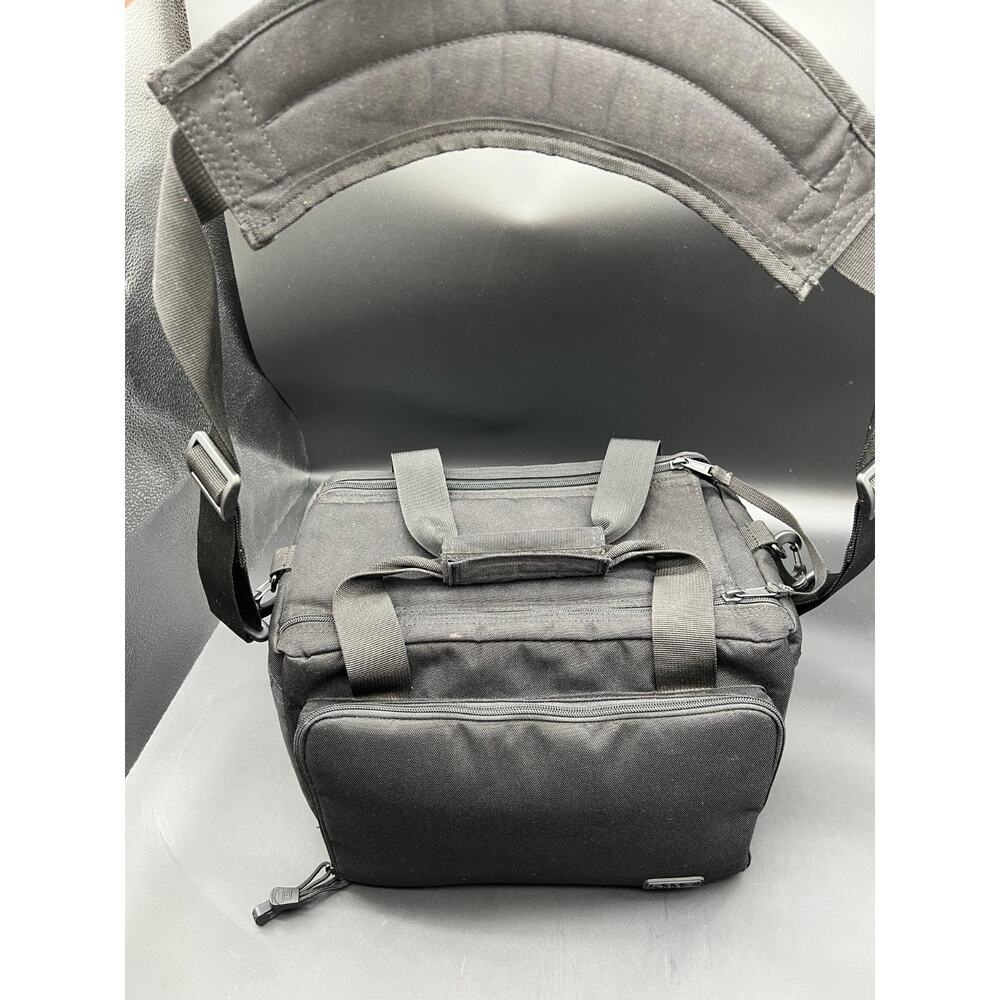 5.11 Tactical Range Bag Black Padded Handgun Gear Organizer Shoulder Carry Case - Picture 2 of 9